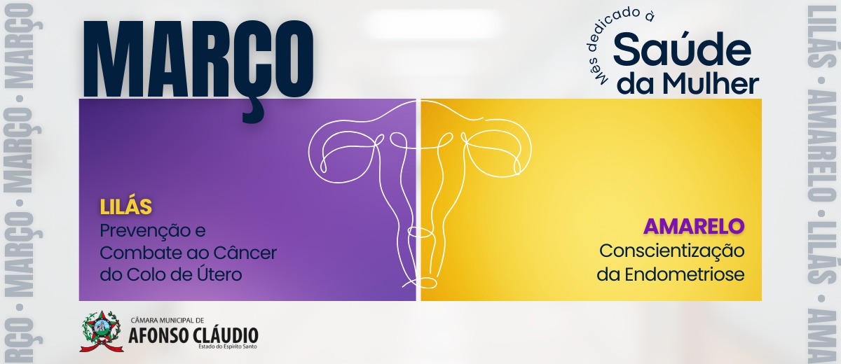 Março Lilás e Amarelo